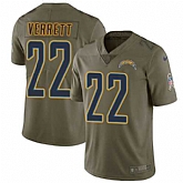 Nike Chargers 22 Jason Verrett Olive Salute To Service Limited Jersey Dzhi,baseball caps,new era cap wholesale,wholesale hats